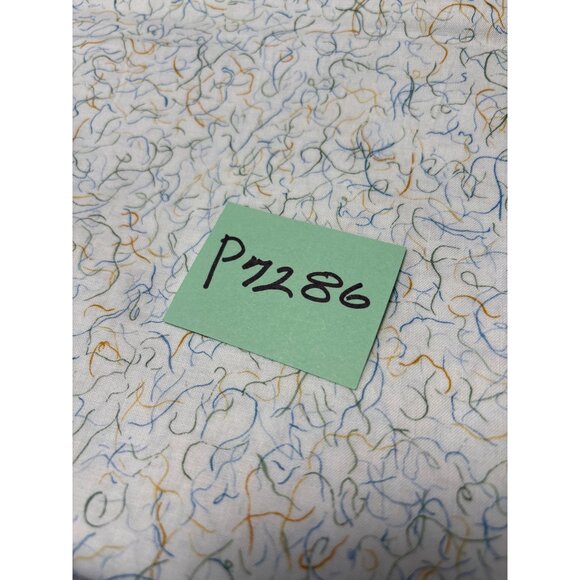 Laurens Flowers II RJR Quilting Fabric with Whimsical Multicolor Squiggles 1/2 y - Picture 6 of 6